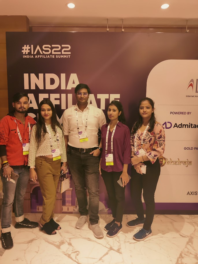 TranceX team at India Affiliate Summit 2022