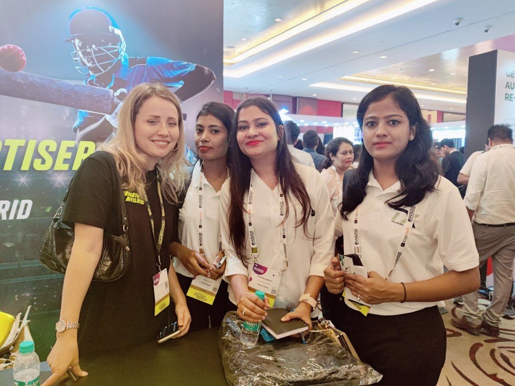 TranceX team at affiliate industry conference