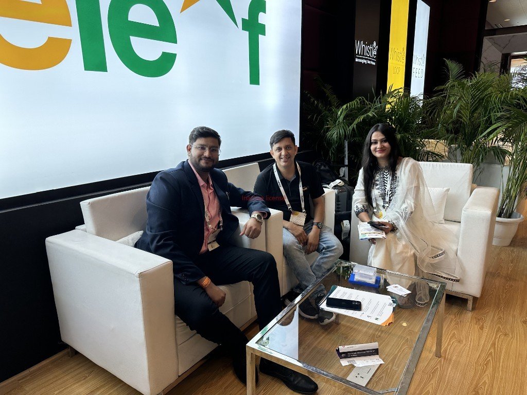 TranceX team networking at India Affiliate Summit 2022